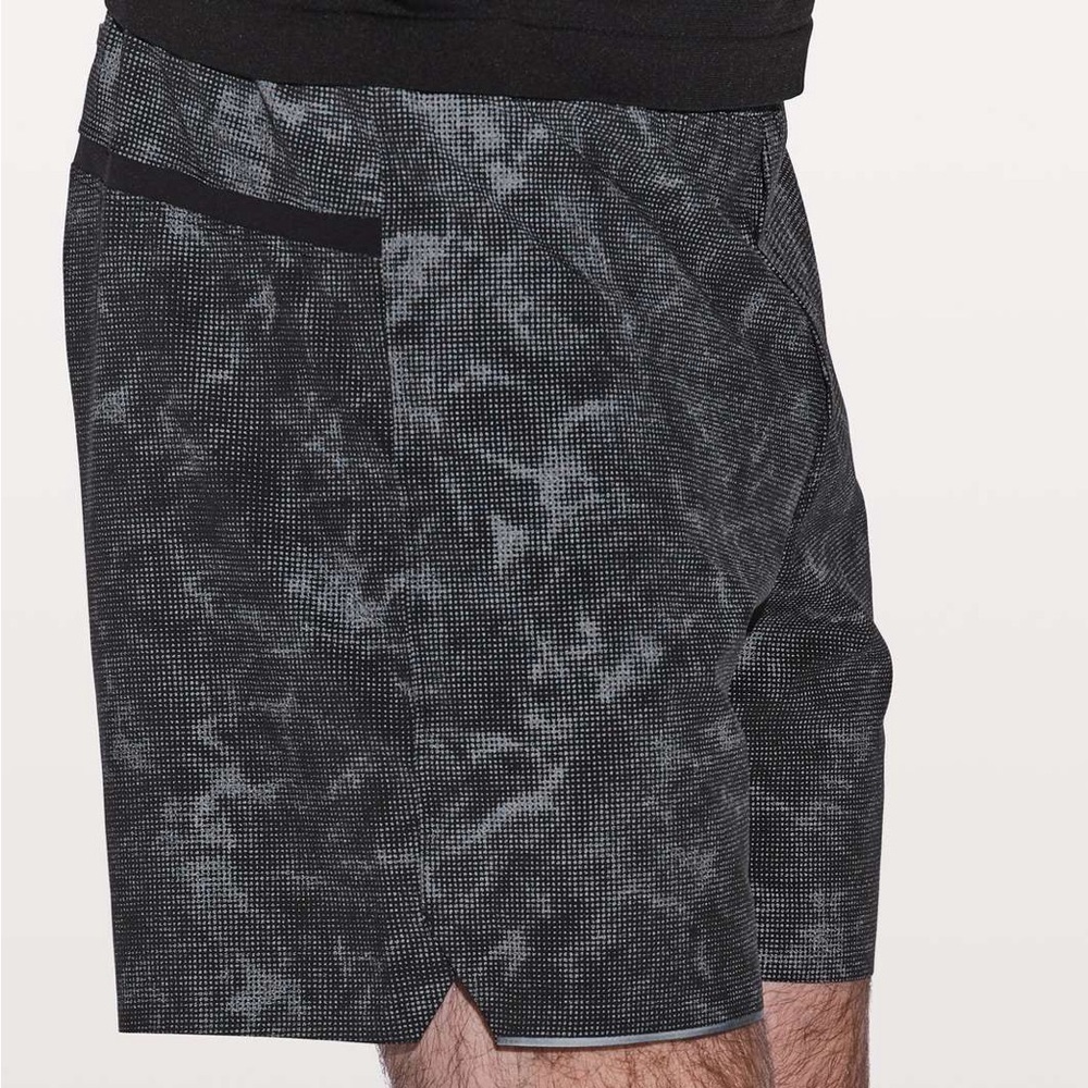 Lululemon Surge Short 7" Subtonic Reflective Black View 2